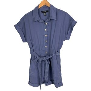 Forever 21 periwinkle romper NWT